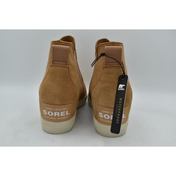 Sorel Women Size 7.5 Out N About Tawny Buff Slip On Wedge II Booties Boots Shoes - Picture 7 of 15